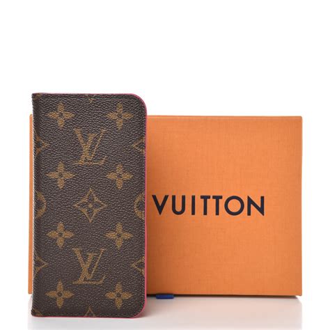 louis vuitton iphone x folio|louis vuitton folio phone case.